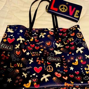 Tory Burch Peace Tote and Wallet